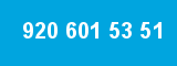 920 601 53 51 920 601 53 51